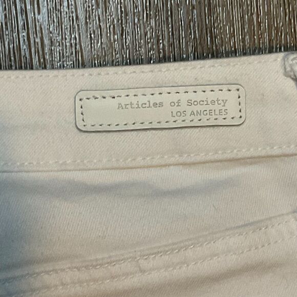 Articles of Society Sarah Skinny Jeans Size 26 Jegging Stretch‎ White - Picture 9 of 12